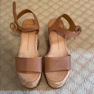 Dolce Vita Brown Platform Wedges Size 6.5